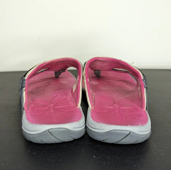 Merrell Women's Azura Air Cushion Flip Flop Sandals Wild Dove Pink Beige - Picture 6 of 8